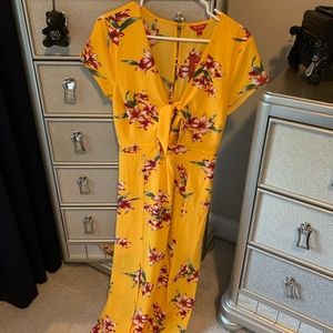 GUESS palm floral dress